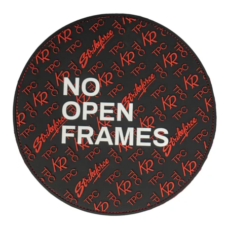 KR Strikeforce Round Leather Shammy TPC Black/Red