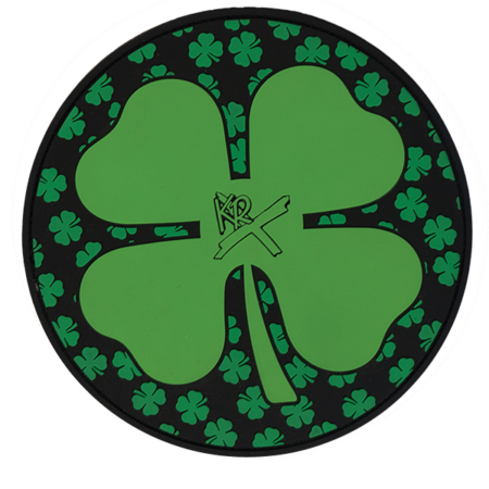 KR Strikeforce Round Leather Shammy Shamrocks