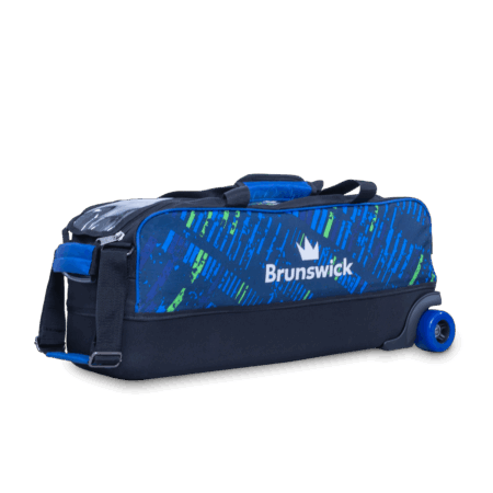 Brunswick Punisher Triple Tote Blue/Green - Image 2