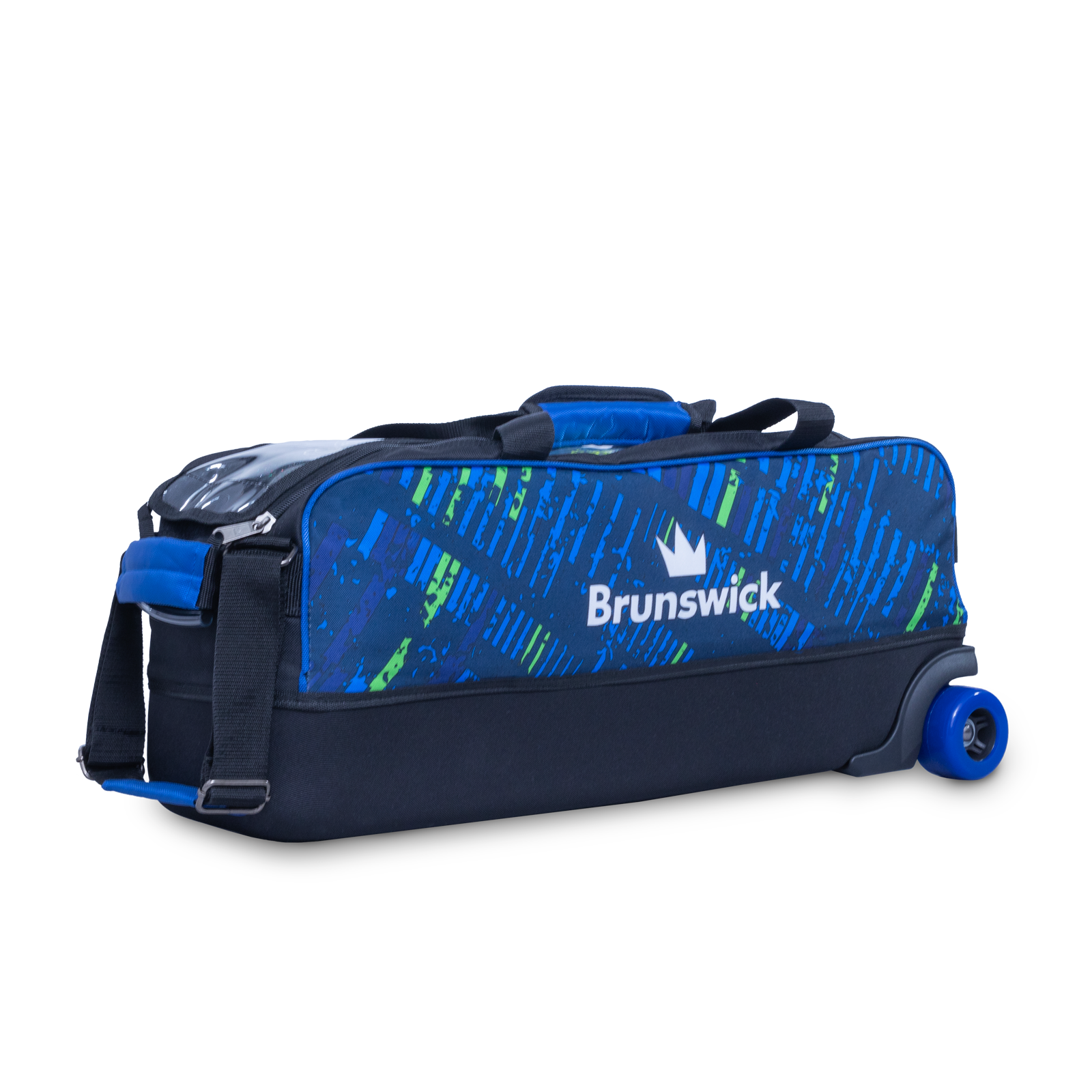 Brunswick Punisher Triple Tote Blue/Green - Image 2