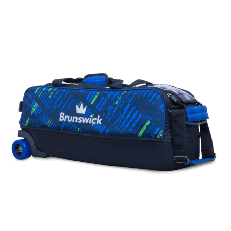 Brunswick Punisher Triple Tote Blue/Green - Image 8