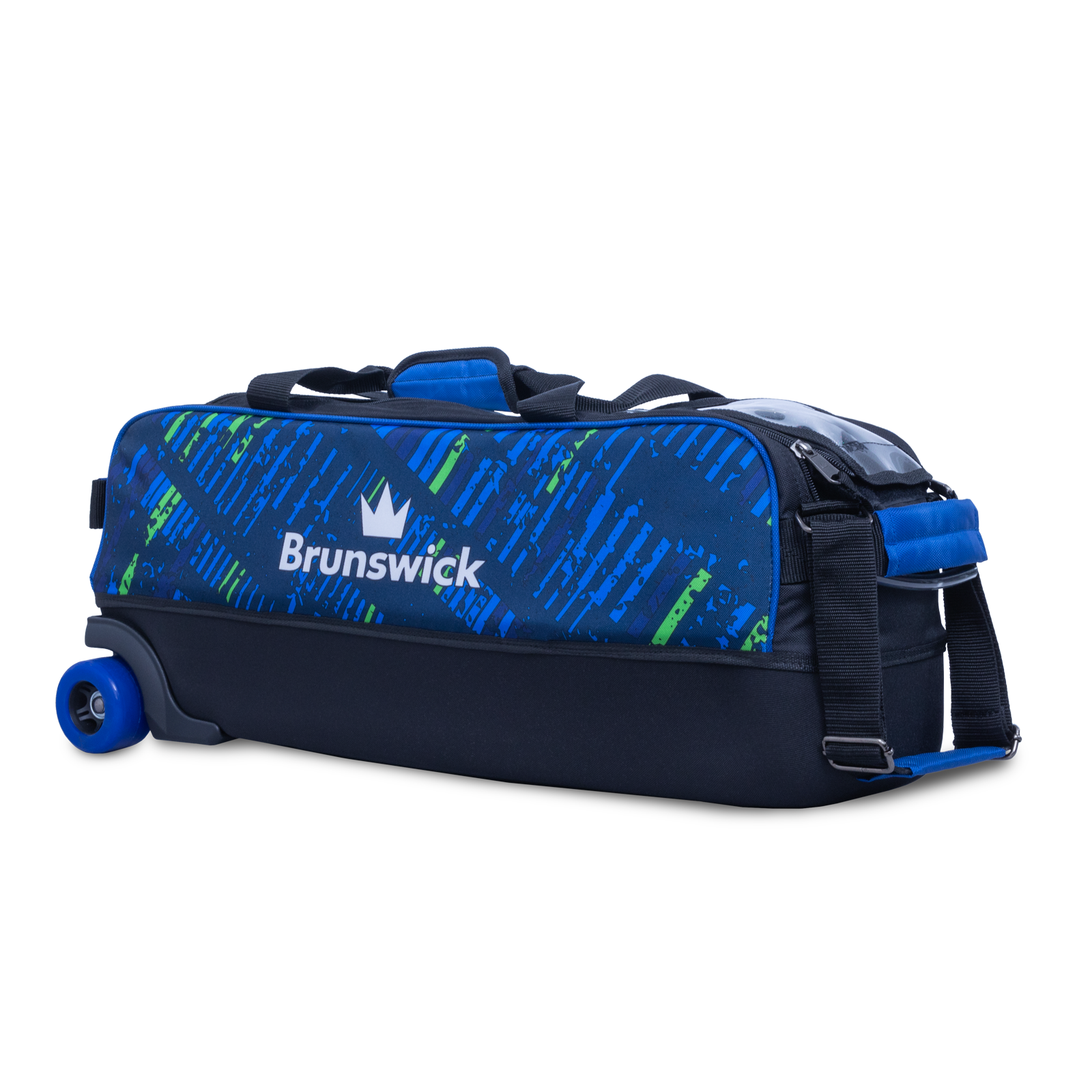 Brunswick Punisher Triple Tote Blue/Green - Image 8
