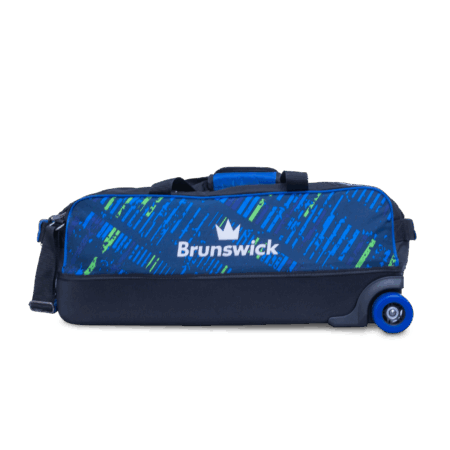 Brunswick Punisher Triple Tote Blue/Green - Image 4