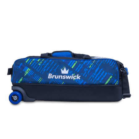Brunswick Punisher Triple Tote Blue/Green