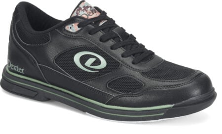 Dexter Randy Men's Wide Width Bowling Shoes Black/Camo Green - Image 2