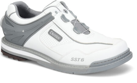 Dexter SST 6 Hybrid BOA Men's Right Handed Bowling Shoes White/Grey - Image 10
