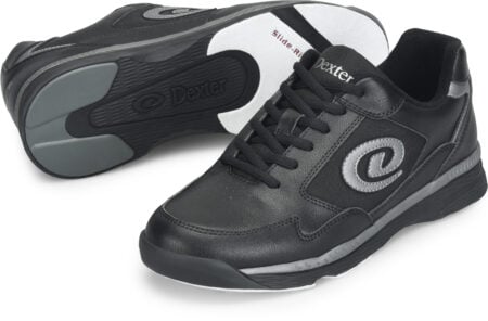 Dexter Ricky V Men's Wide Width Bowling Shoes Black/Alloy - Image 8