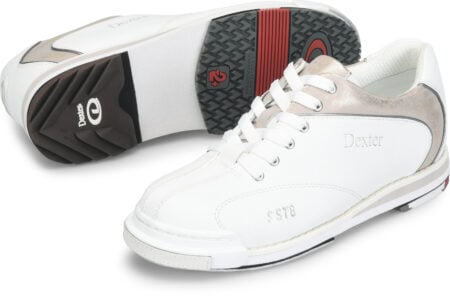 Dexter SST 8 Pro Women's Wide Width Bowling Shoes White/Champaign - Image 8