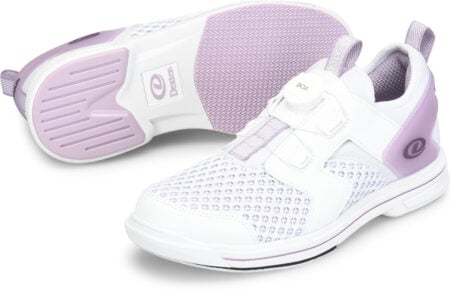 Dexter Pro BOA Women's Bowling Shoes White/Lavender - Image 8