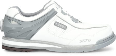 Dexter SST 6 Hybrid BOA Men's Right Handed Wide Width Bowling Shoes White/Grey