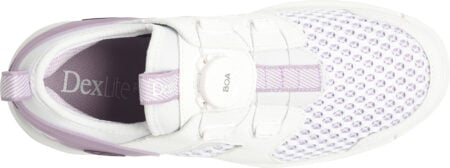 Dexter Pro BOA Women's Bowling Shoes White/Lavender - Image 6