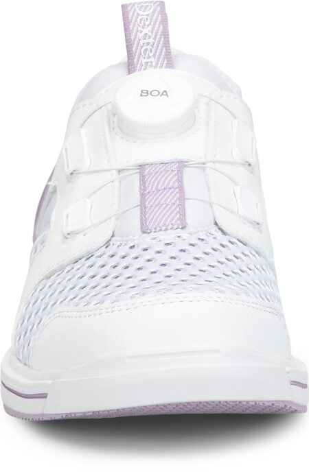 Dexter Pro BOA Women's Bowling Shoes White/Lavender - Image 3