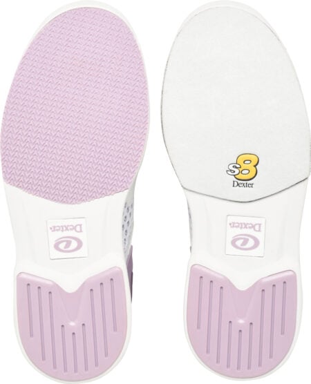 Dexter Pro BOA Women's Bowling Shoes White/Lavender - Image 10