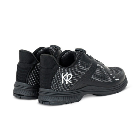 KR Strikeforce Jet FT Men's Right Handed Bowling Shoes Black/Silver - Image 2