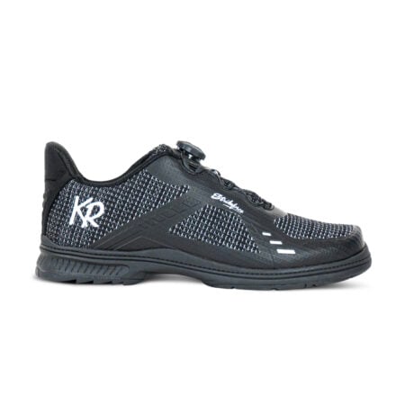 KR Strikeforce Jet FT Men's Right Handed Bowling Shoes Black/Silver