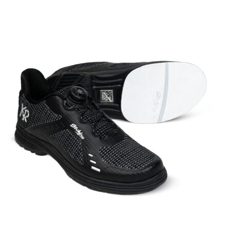 KR Strikeforce Jet FT Men's Right Handed Bowling Shoes Black/Silver - Image 5