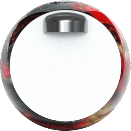 Motiv Aspire Bowling Ball Black/Red/Gold - Image 3