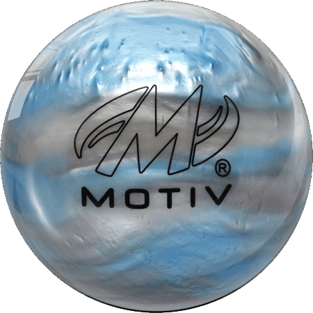 Motiv Aspire Bowling Ball Sky/Silver/White - Image 4