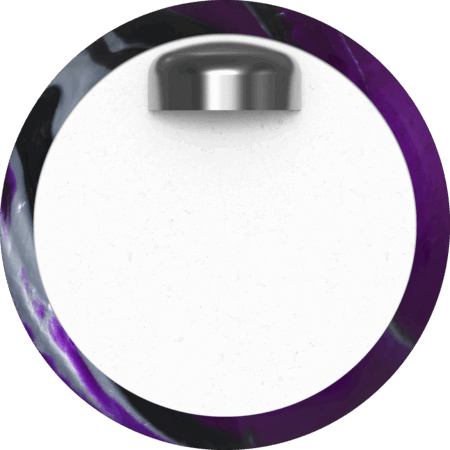 Motiv Aspire Bowling Ball Purple/Silver/Black - Image 3