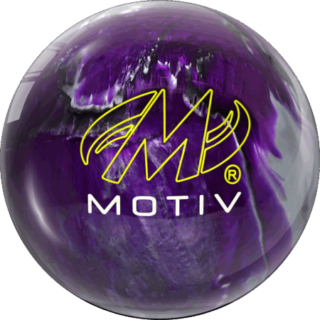 Motiv Aspire Bowling Ball Purple/Silver/Black - Image 4
