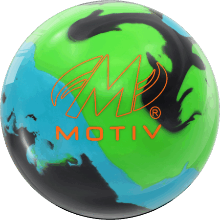 Motiv Ascend Bowling Ball Green/Teal/Black - Image 2