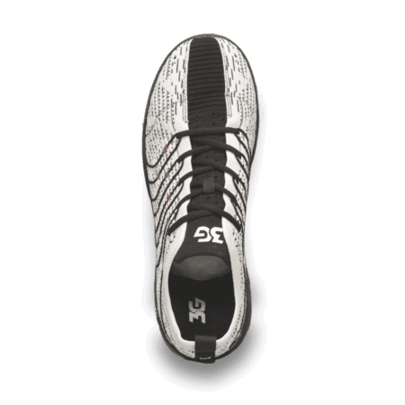 3G Ascent II Men's Bowling Shoes Right Handed White/Black - Image 4