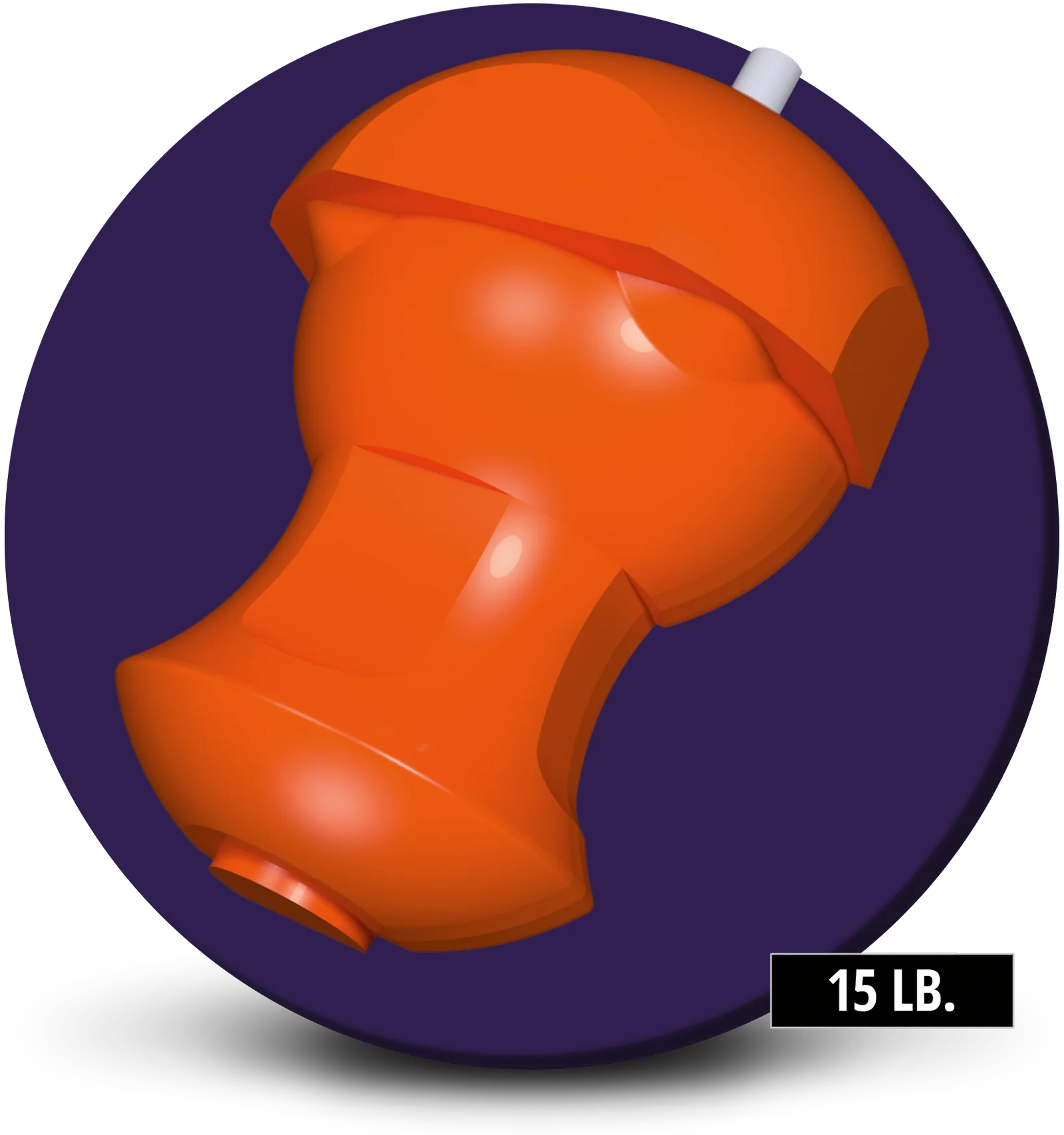 Hammer Purple Pearl Urethane 78D Bowling Ball - Image 3