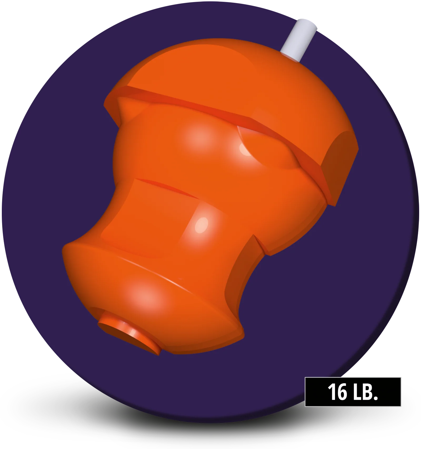 Hammer Purple Pearl Urethane 78D Bowling Ball - Image 2