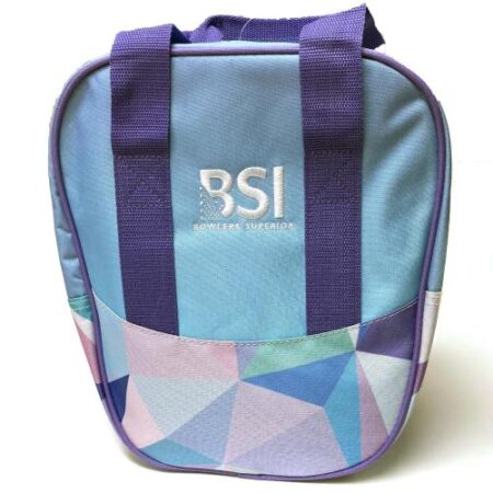 BSI Nova Single Tote Purple/Pink Triangles