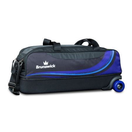 Brunswick Punisher Plus Triple Tote Black/Blue