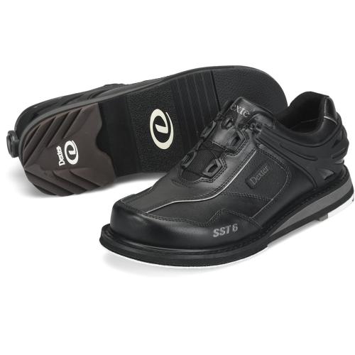 Dexter SST 6 Hybrid BOA Men's Right Handed Bowling Shoes Black/Gunmetal - Image 2