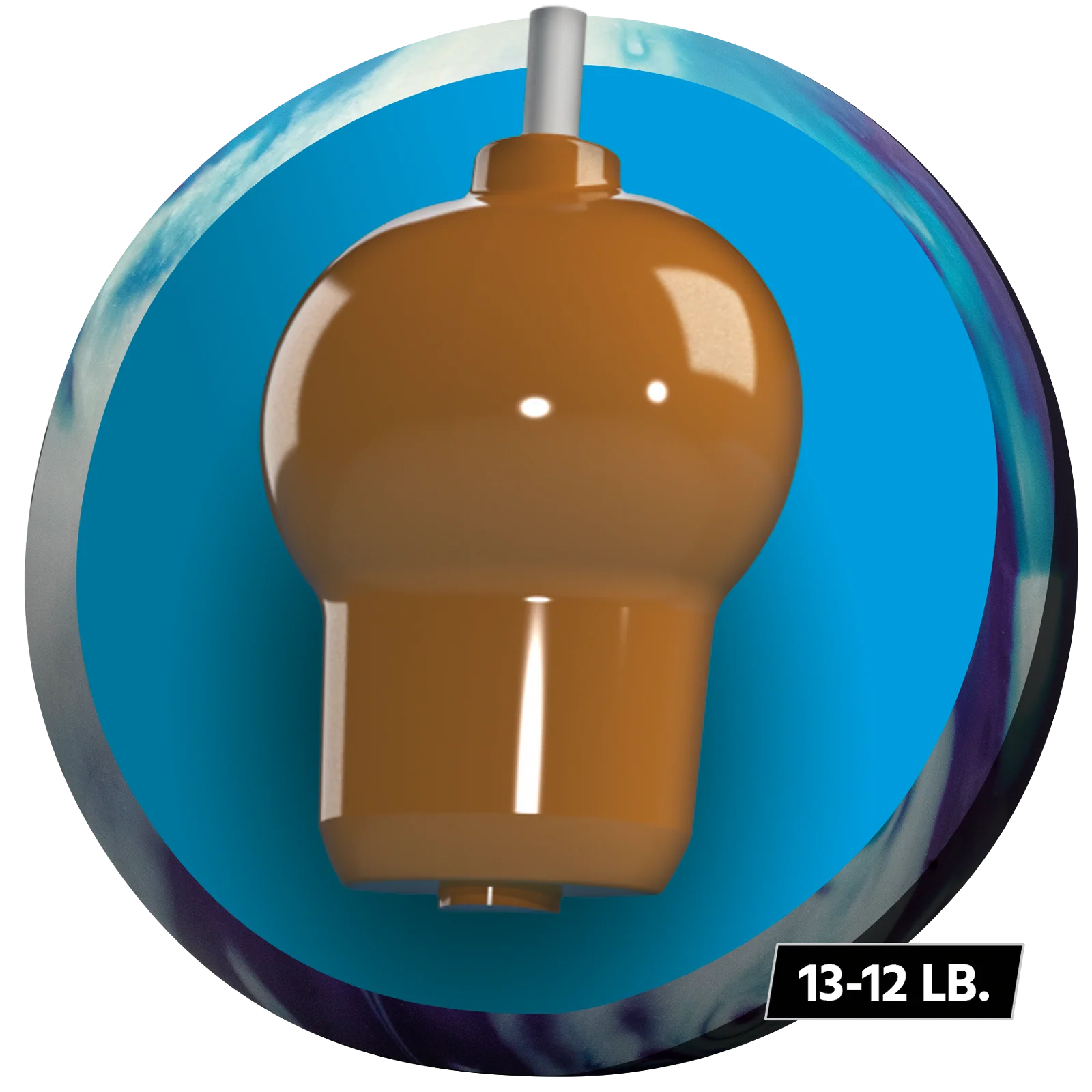 Track Kinetic Sapphire Ice Bowling Ball - Image 3