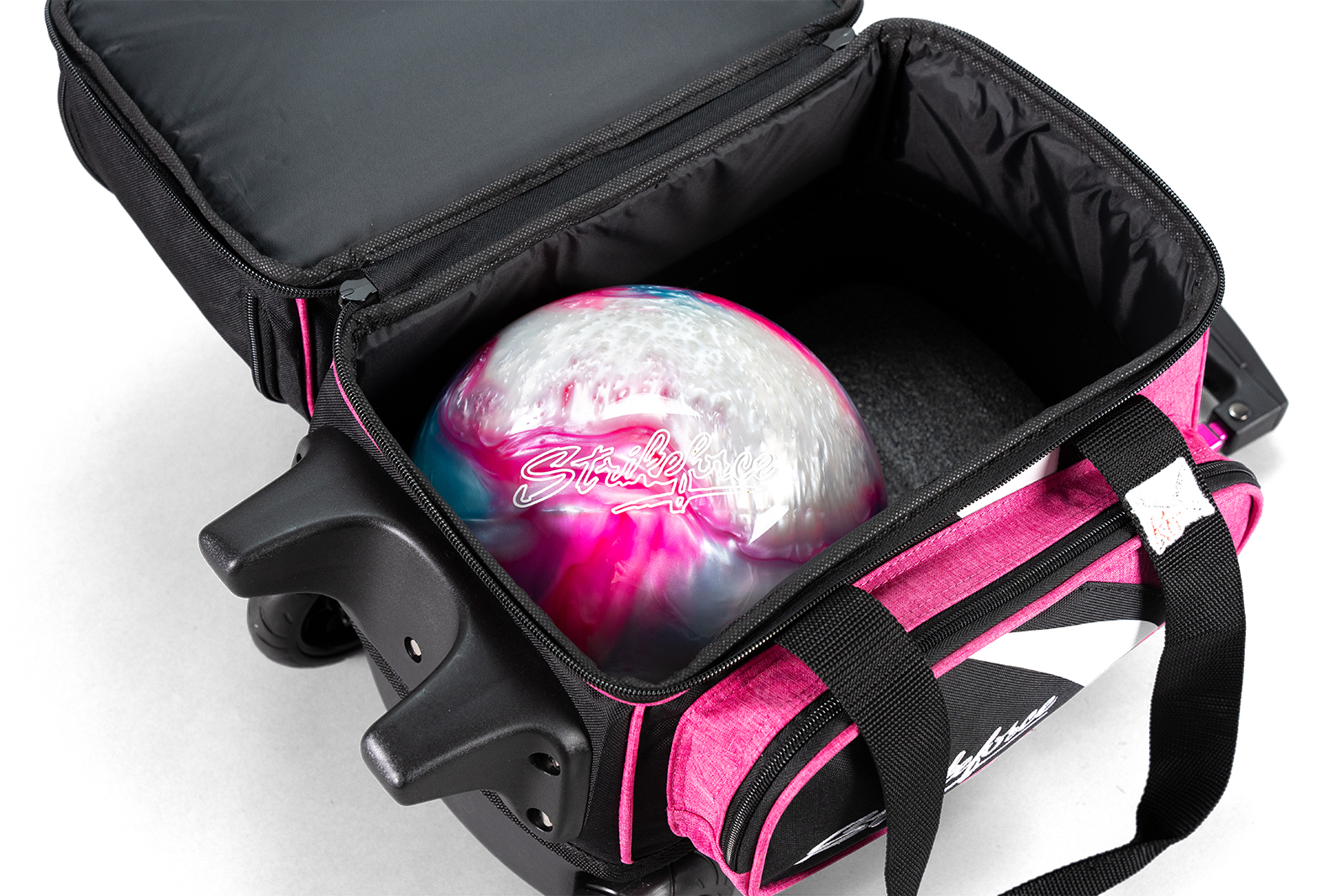 KR Strikeforce Cruiser Single Roller Bowling Bag Pink - Image 2