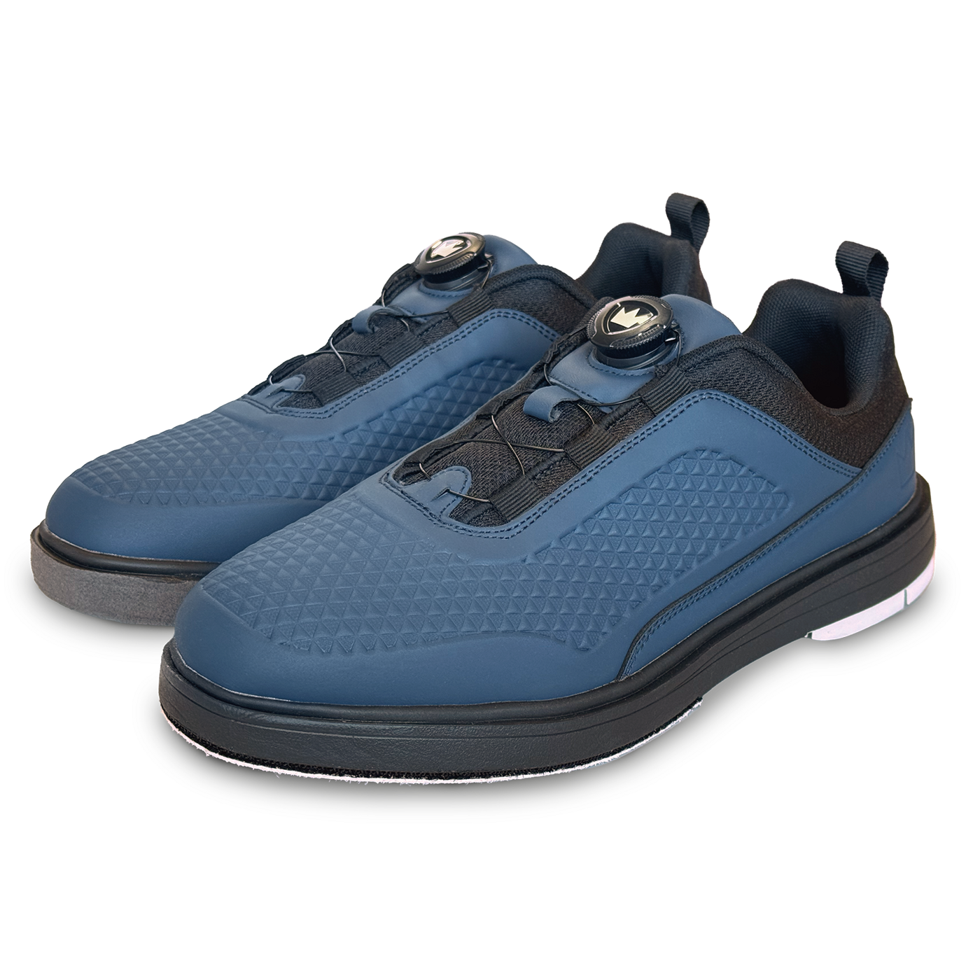Brunswick Fusion Men's Right Handed Bowling Shoes Steel Blue - Image 3
