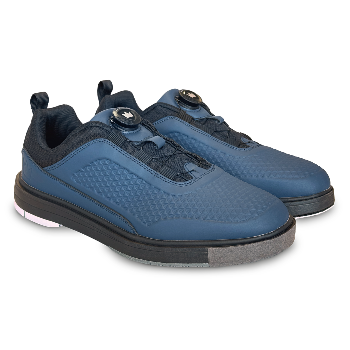 Brunswick Fusion Men's Right Handed Bowling Shoes Steel Blue - Image 2