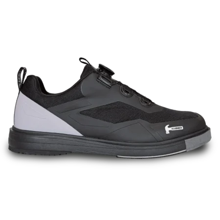 Hammer Vibe Men's Wide Width Right Handed Bowling Shoes Black/Grey