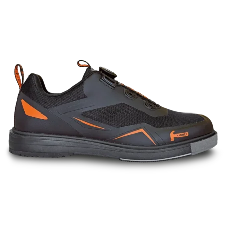 Hammer Vibe Men's Right Handed Bowling Shoes Black/Orange