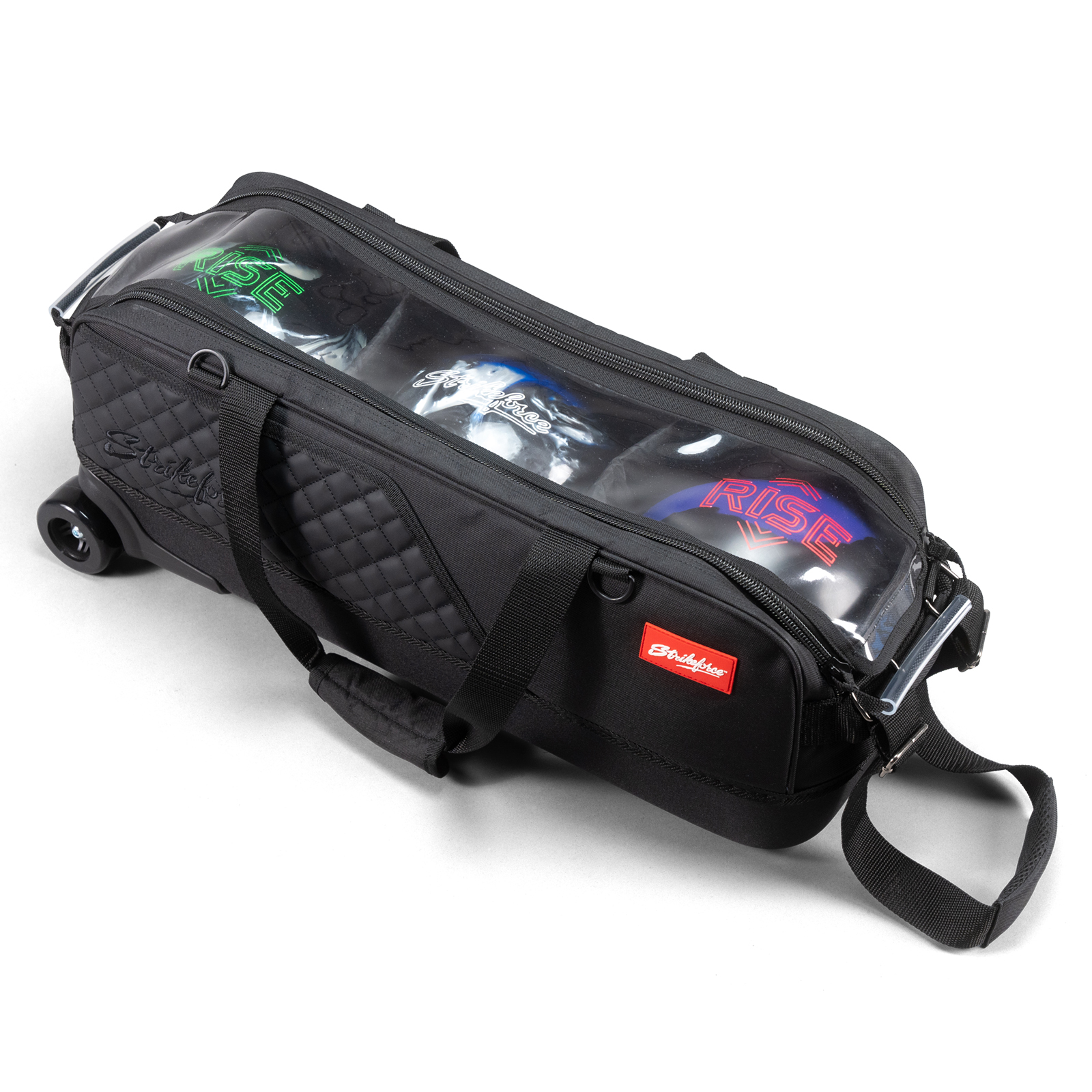 KR Strikeforce Diamond Slim Triple Tote Black - Image 6