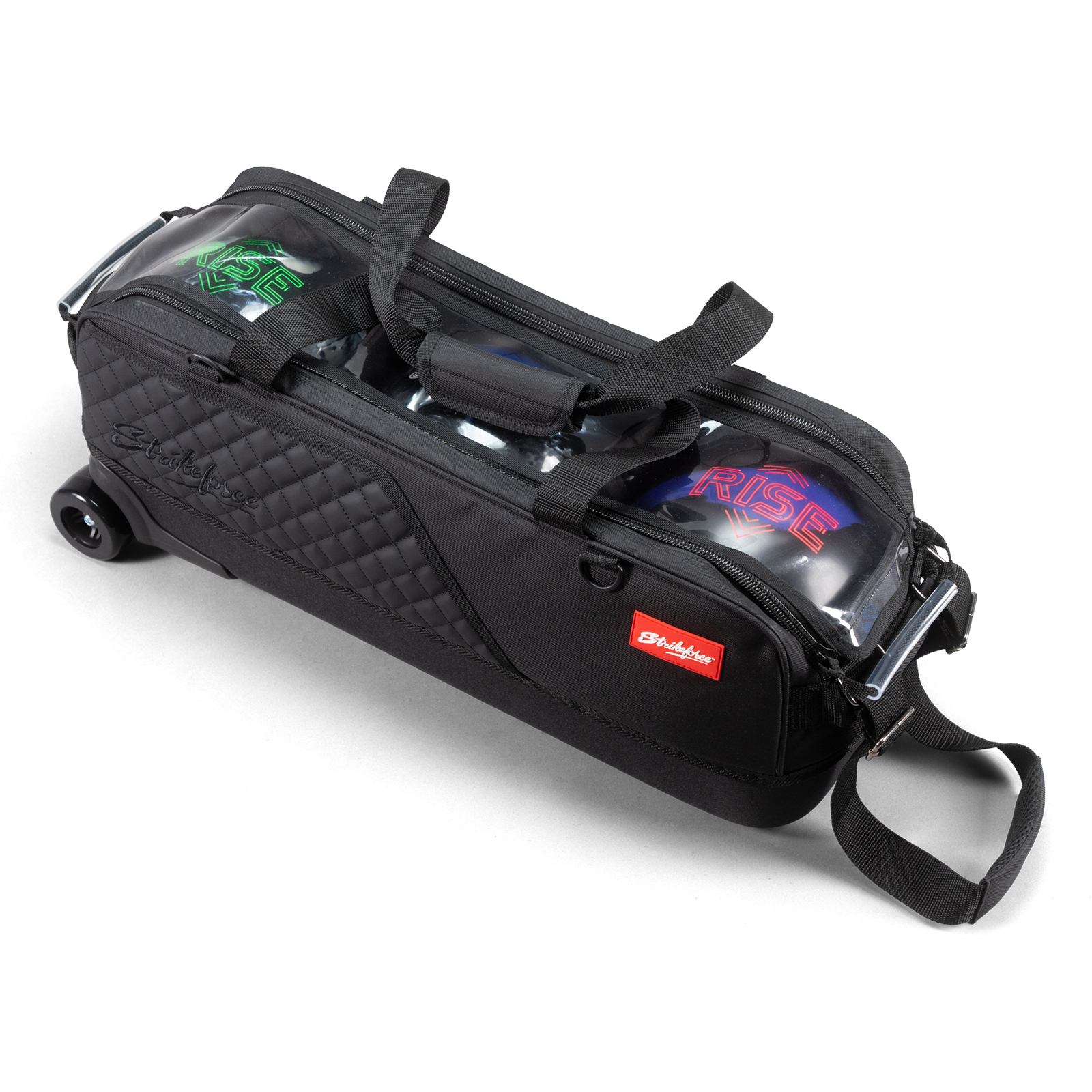 KR Strikeforce Diamond Slim Triple Tote Black - Image 4