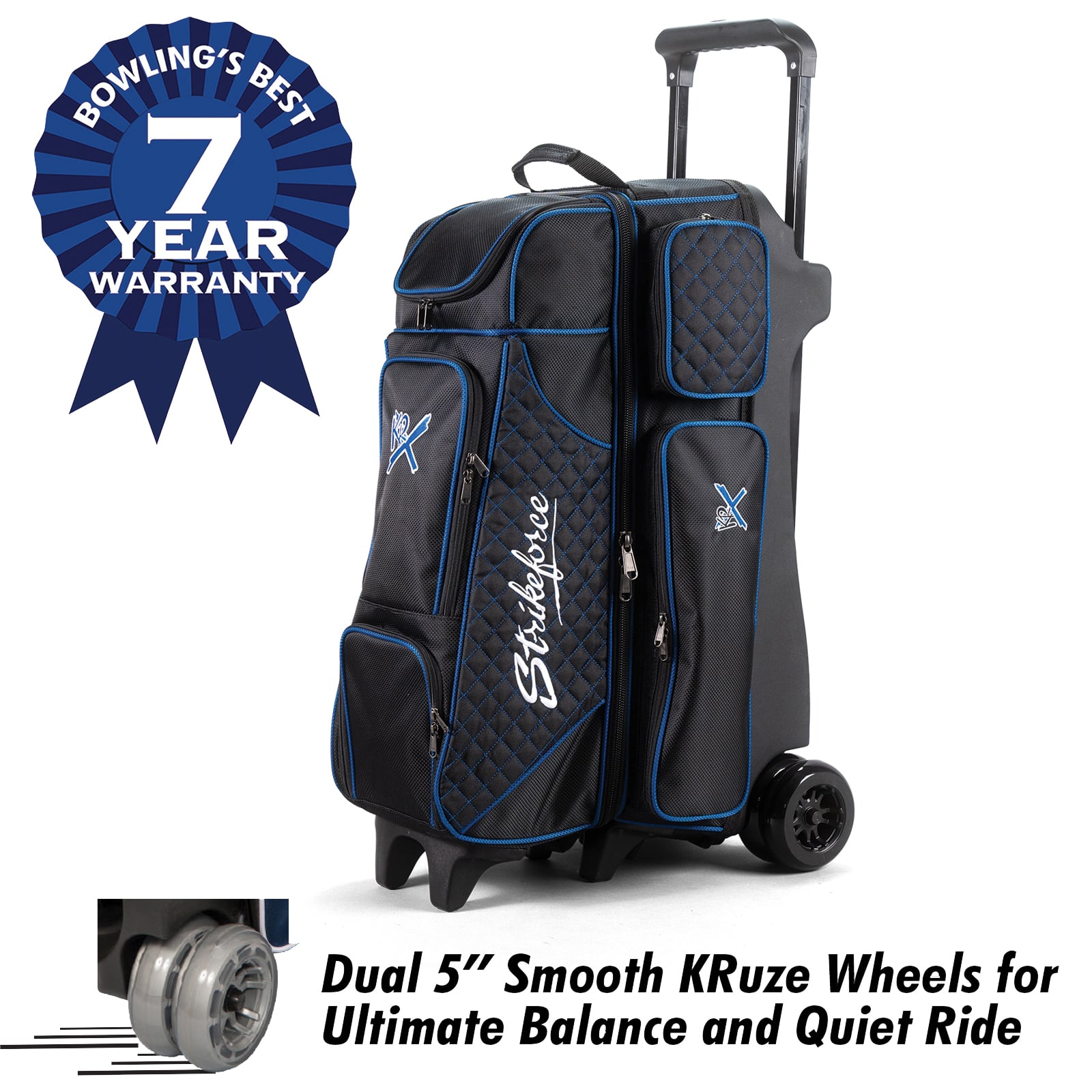 KR Royal Flush 4X4 Ball Roller Black/Royal - Image 2