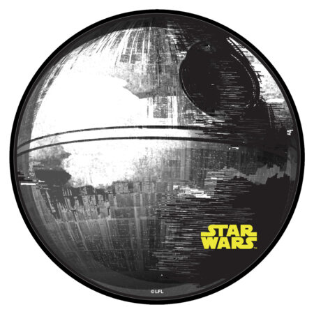 KR Strikeforce Star Wars Death Star Round Leather Shammy
