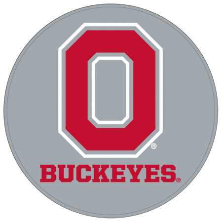 Ohio State University Buckeyes Round Leather Shammy