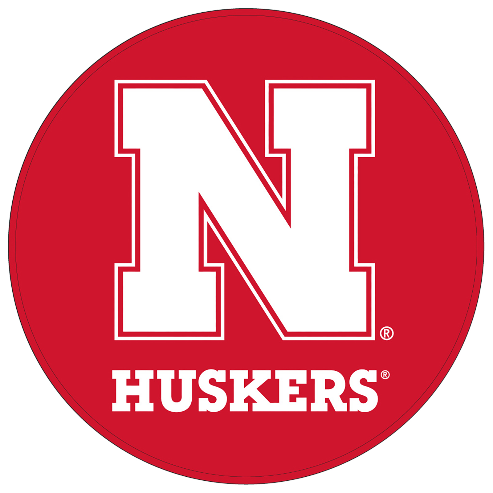 University of Nebraska Cornhuskers Round Leather Shammy