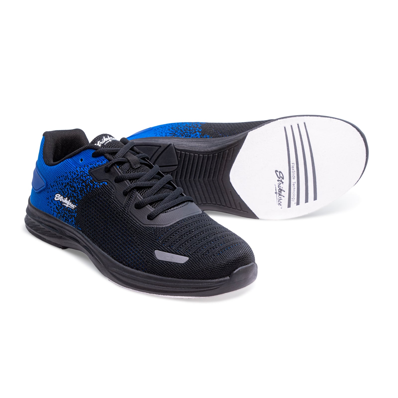 KR Strikeforce Wingman Men's Bowling Shoes Black/Royal - Image 2