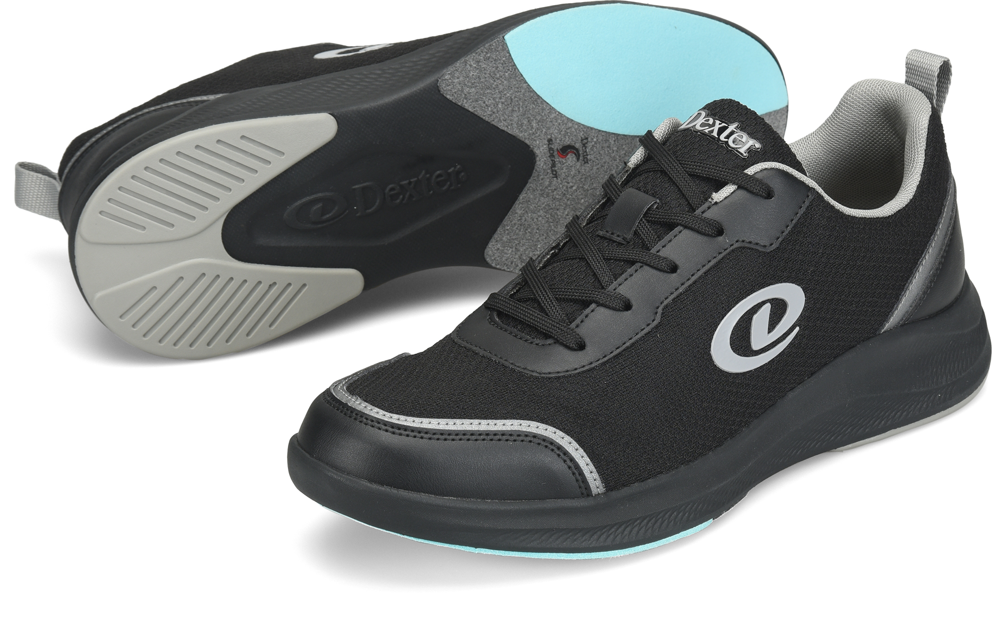 Dexter Pilot Pro Men's Bowling Shoes Black/Grey - Image 8