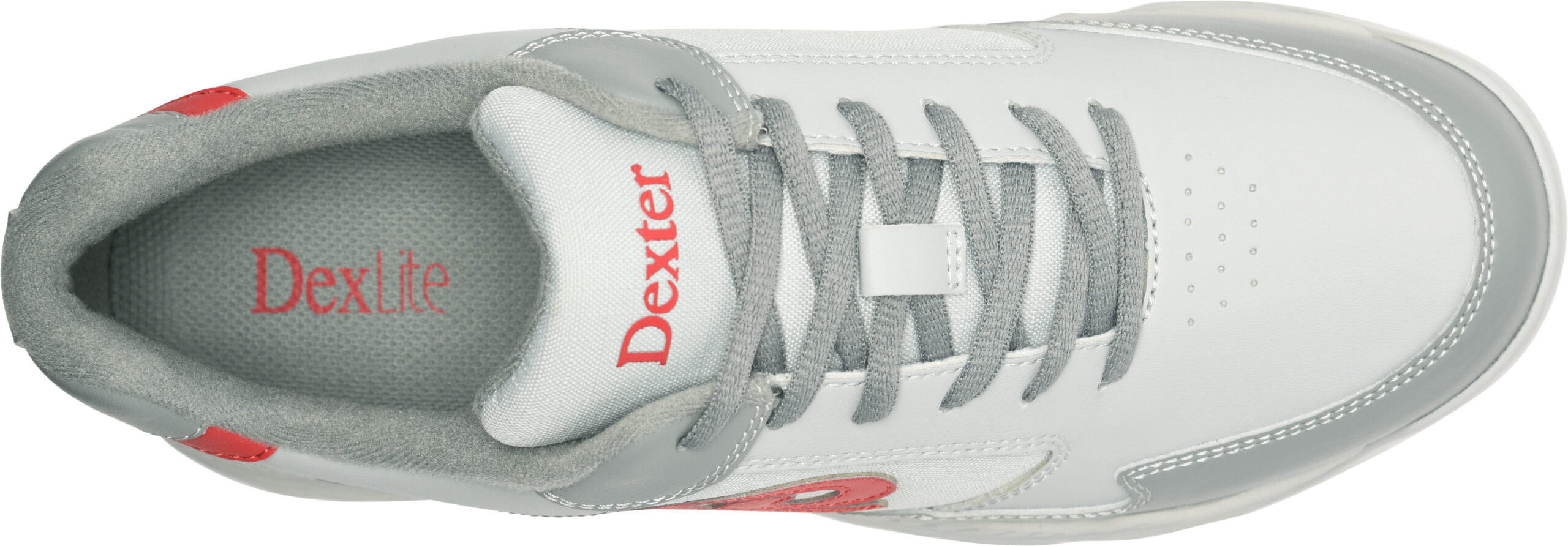 Dexter Ricky V Men's Wide Width Bowling Shoes Grey/Red - Image 7