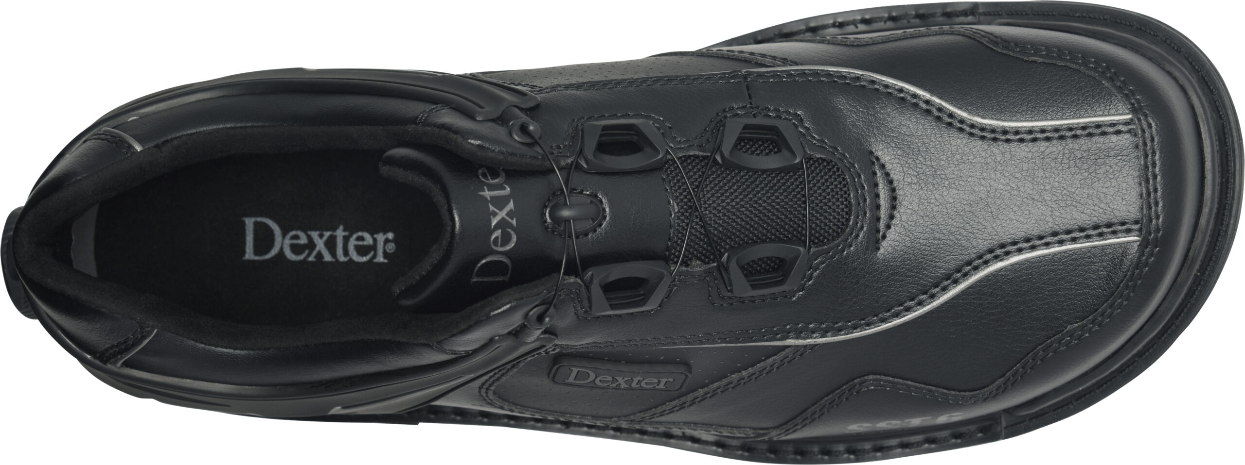 Dexter SST 6 Hybrid BOA Men's Left Handed Bowling Shoes Black/Gunmetal - Image 6