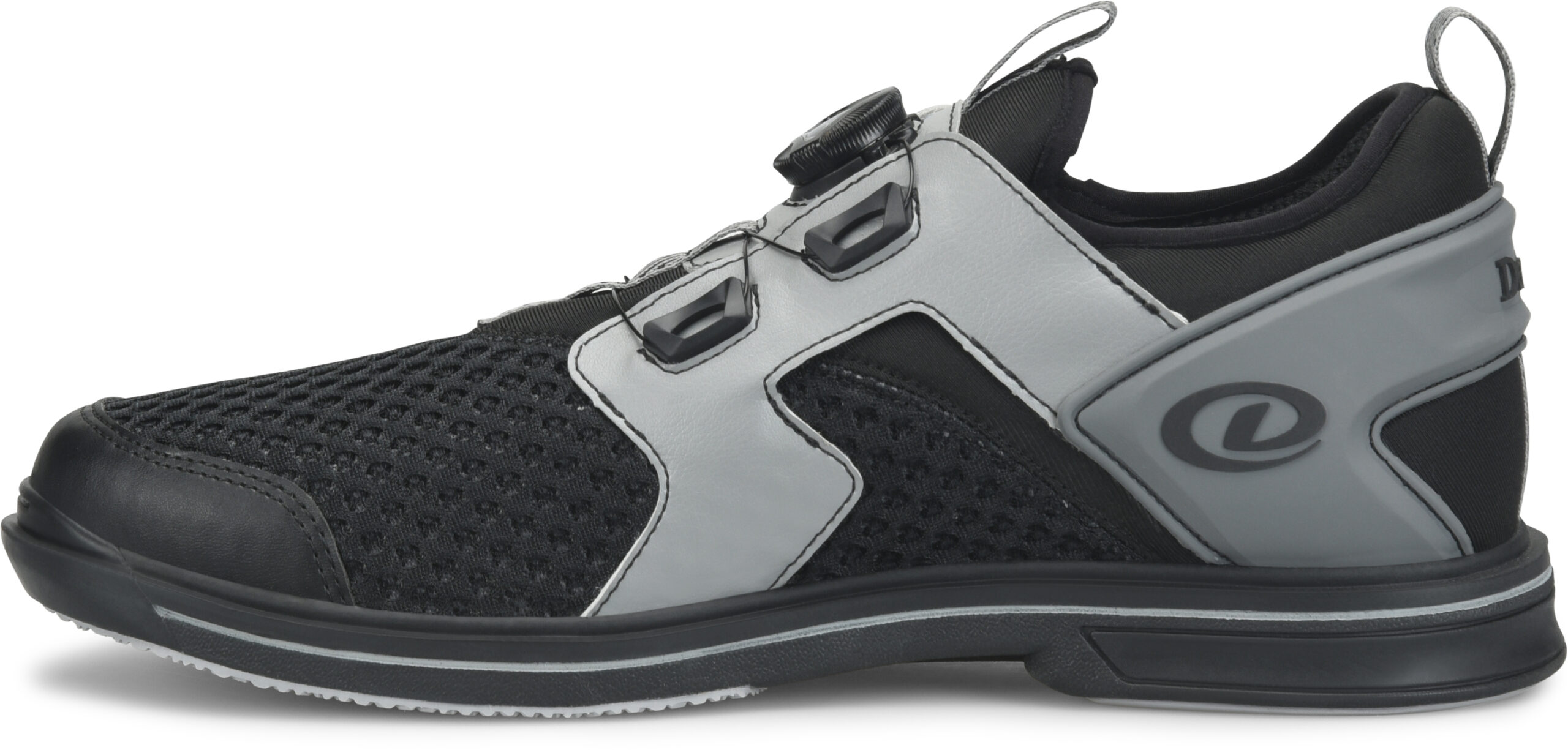 Dexter Pro BOA Right Handed Bowling Shoes Black/Sharkskin WIDE - Image 2