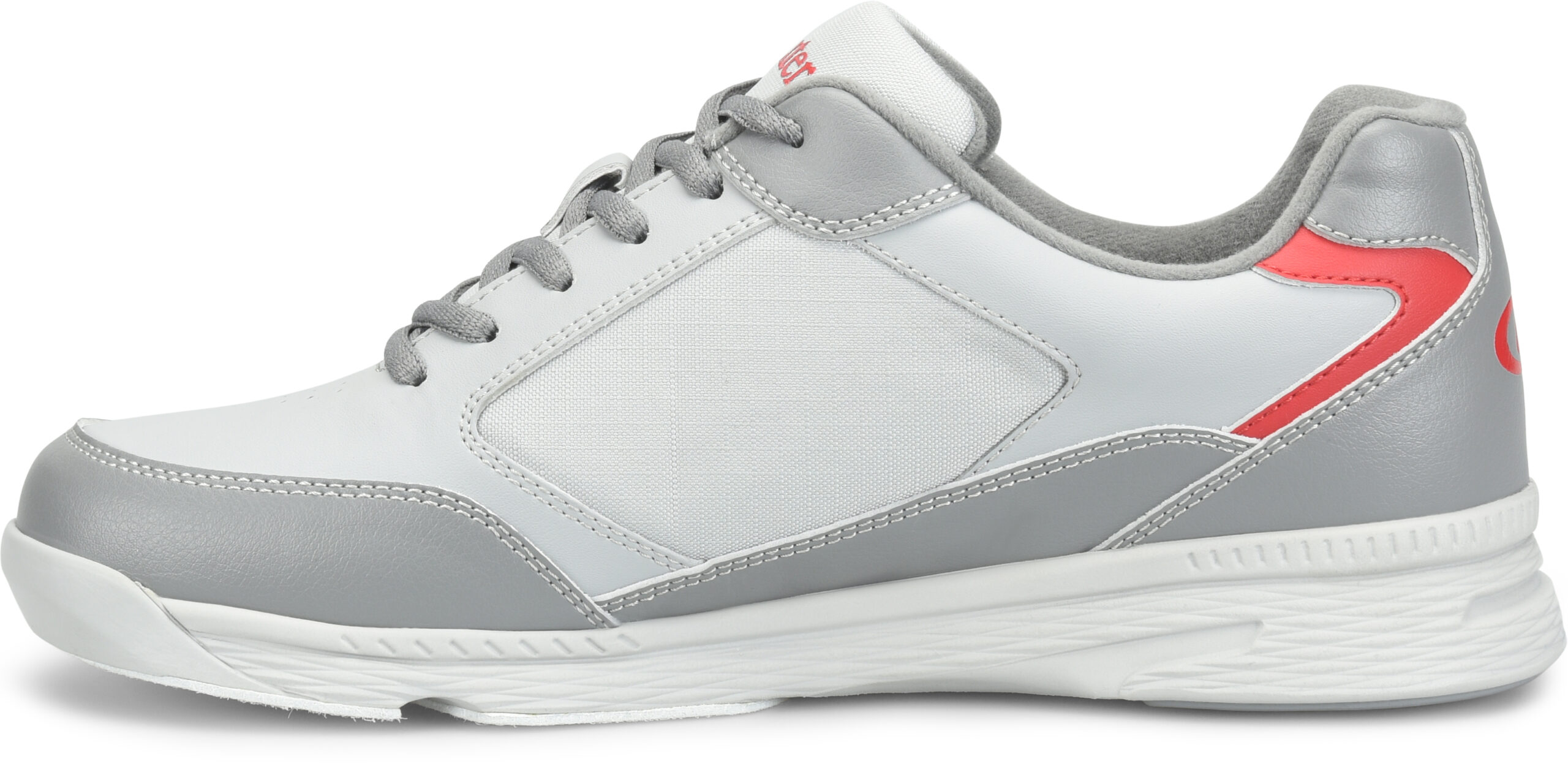Dexter Ricky V Men's Wide Width Bowling Shoes Grey/Red - Image 3