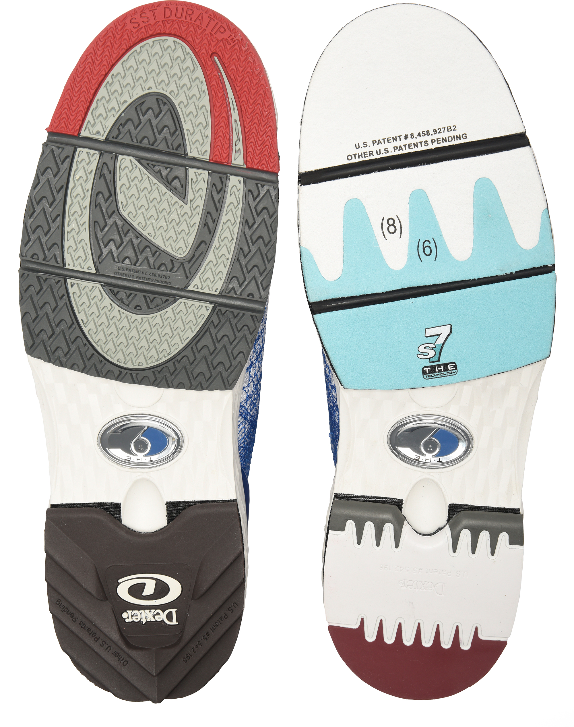 Dexter C9 Knit BOA Bowling Shoes White/Blue WIDE - Image 10